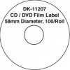 DK11207 CD/DVD štítky