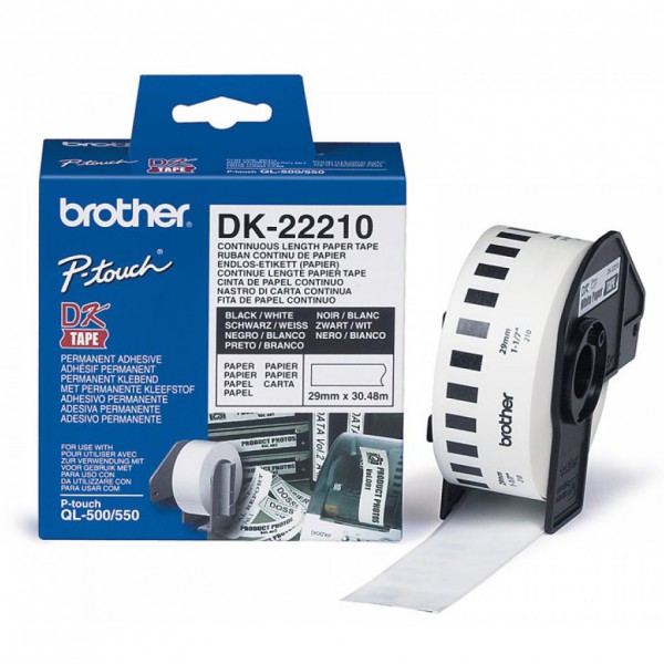 DK22210 kontinuálna páska 29 mm