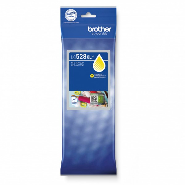 Kazeta BROTHER LC-528XL Yellow MFC-J6975DW/J6977DW (10000 str.)