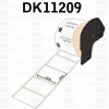 DK11209 úzke adresné štítky